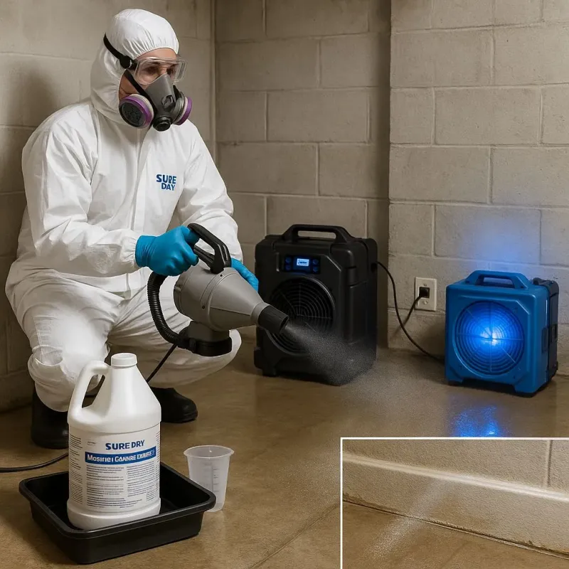 Sanitization and Odor Removal process in Elmwood Place, OH