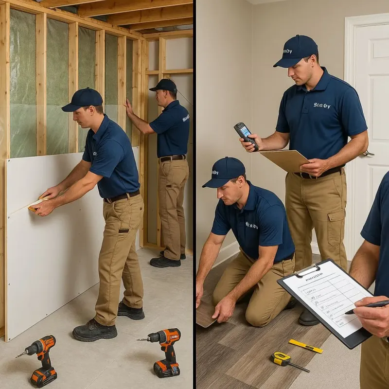 Repairs and Reconstruction process in Elmwood Place, OH